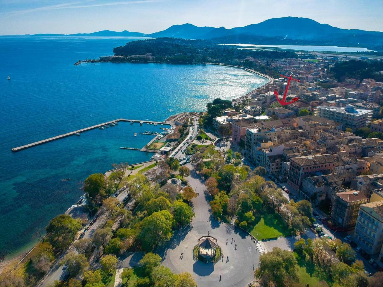 Corfu  Gregos Rooftop Suite City Center W. Sea View מראה חיצוני תמונה