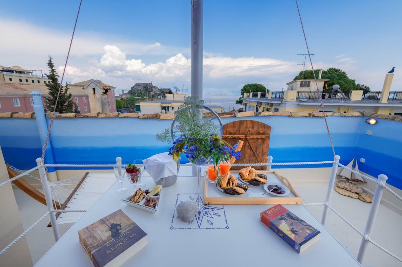 Corfu  Gregos Rooftop Suite City Center W. Sea View מראה חיצוני תמונה